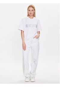 ROTATE T-Shirt Aster 700320400 Biały Regular Fit. Kolor: biały. Materiał: bawełna #5