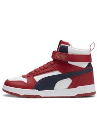 Buty do chodzenia męskie Puma Game. Kolor: biały, czerwony, wielokolorowy. Materiał: materiał, skóra, syntetyk. Szerokość cholewki: normalna. Sport: turystyka piesza