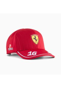Czapka z daszkiem Puma Leclerc Scuderia Ferrari HP. Kolor: czerwony #1