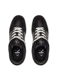 Calvin Klein Jeans Sneakersy Basket Cupsole Low Mix Ml Mtr YW0YW01490 Czarny. Kolor: czarny. Materiał: skóra