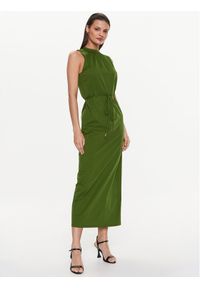 Marella Sukienka koktajlowa Nava 2336210632 Zielony Regular Fit. Kolor: zielony. Materiał: bawełna. Styl: wizytowy