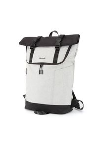 Plecak typu roll top Himawari 1682-01 szary. Kolor: szary. Materiał: tkanina, poliester. Styl: młodzieżowy, casual