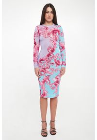 Versace Jeans Couture - Sukienka z nadrukiem VERSACE JEANS COUTURE. Wzór: nadruk #4