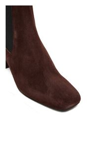 Love Moschino - LOVE MOSCHINO Botki JA21085G0NJA0313 Brązowy. Kolor: brązowy. Materiał: zamsz, skóra #2