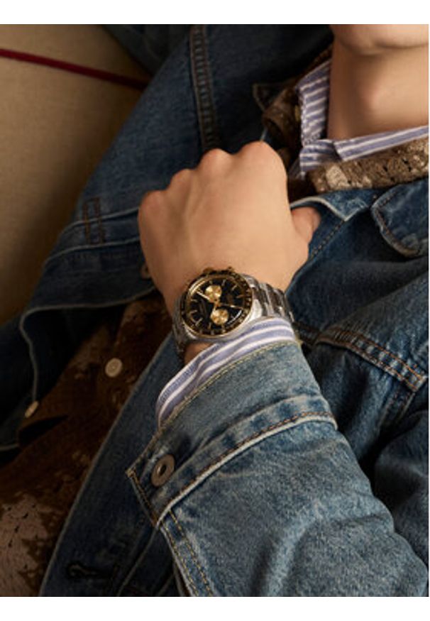 Timex Zegarek Waterbury Heritage TW2Y24000 Czarny. Kolor: czarny