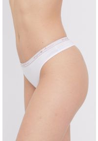 Emporio Armani Underwear - Emporio Armani Stringi 162468.1P223 kolor biały. Kolor: biały. Materiał: materiał #2