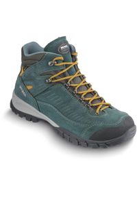 Buty trekkingowe męskie MEINDL Salo Mid GTX, z membraną Gore-Tex. Kolor: niebieski. Technologia: Gore-Tex. Sport: turystyka piesza