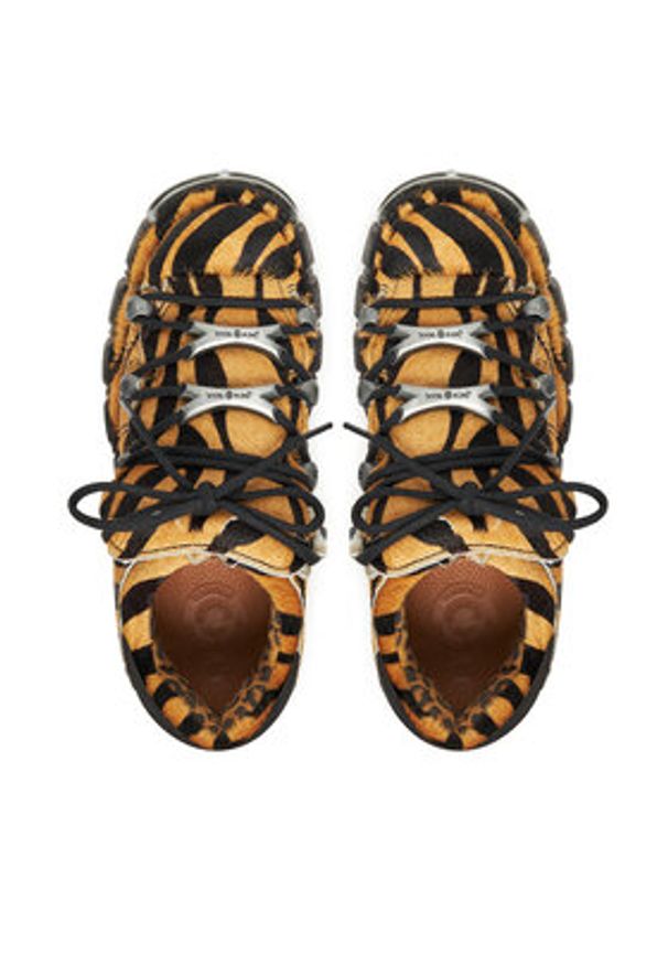 NEW ROCK Sneakersy M-120N-C86 Beżowy. Kolor: beżowy. Materiał: skóra