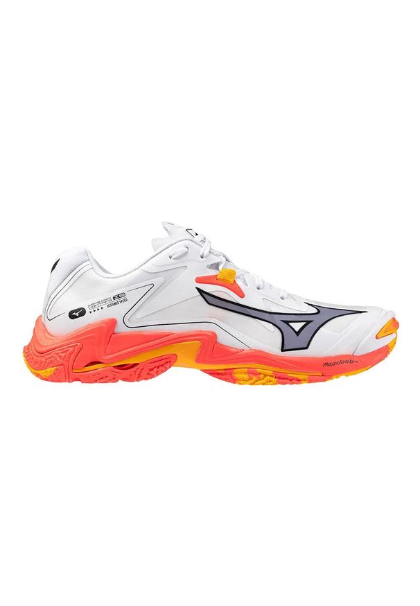 Buty halowe Mizuno Wave Lightning Z8. Kolor: biały. Model: Mizuno Wave. Sport: siatkówka
