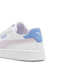 Puma - Młodzieżowe skórzane sneakersy Smash 3.0 PUMA. Kolor: fioletowy, niebieski, wielokolorowy, biały. Materiał: skóra