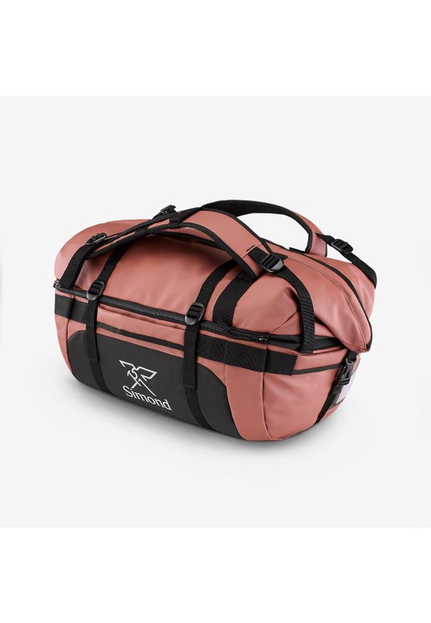 SIMOND - Torba trekkingowa Simond Duffel 500 Extend 40-60 litrów. Kolor: czerwony, brązowy, czarny, wielokolorowy. Materiał: tkanina, materiał. Sport: turystyka piesza