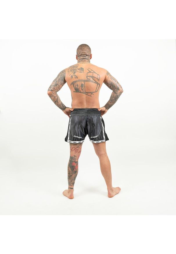 KNOCKOUT - Knockout Fusion KickBox Szorty. Kolor: czarny. Materiał: materiał