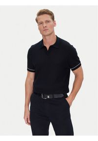 BOSS Polo H-Jianluca 50537654 Granatowy Regular Fit. Typ kołnierza: polo. Kolor: niebieski. Materiał: bawełna