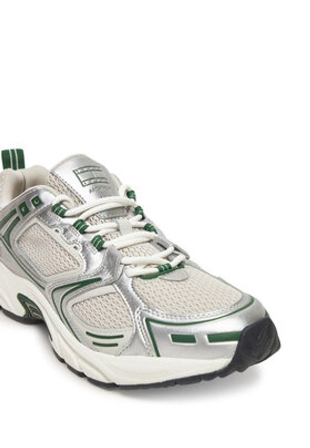 Tommy Jeans Sneakersy Archive'97 Metallic EM0EM01572 Biały. Kolor: biały. Materiał: materiał