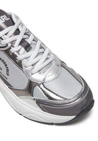 Karl Lagerfeld - KARL LAGERFELD Sneakersy Komet KL65638M Srebrny. Kolor: srebrny. Materiał: skóra #4