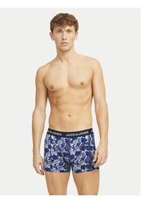 Jack & Jones - Jack&Jones Komplet 3 par bokserek Dexter 12267054 Niebieski. Kolor: niebieski. Materiał: bawełna #6