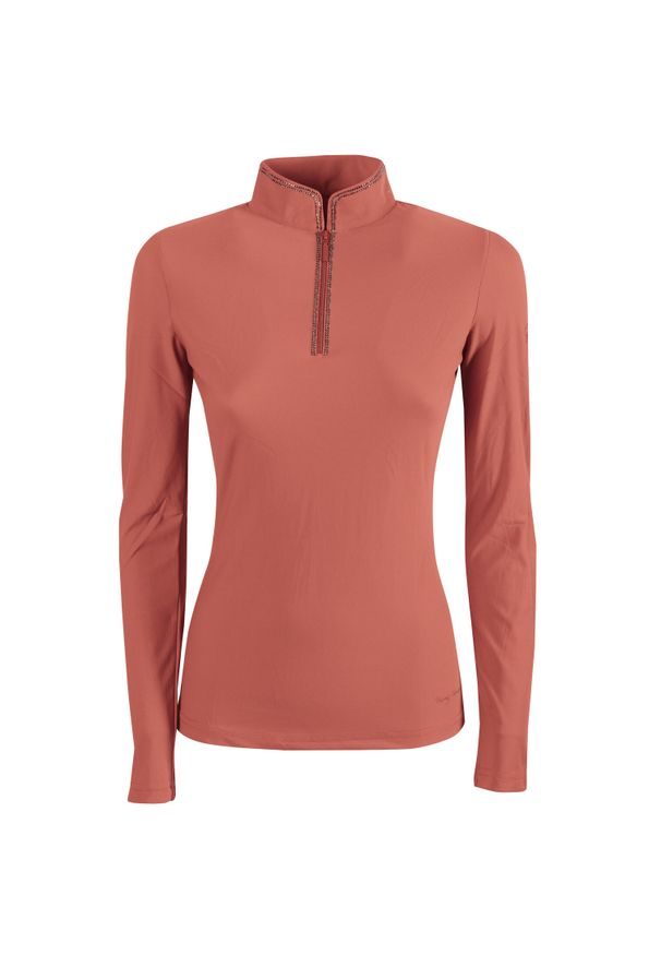 HARRYS HORSE - Damska koszulka do jazdy konnej Harry's Horse Classy Miran. Kolor: wielokolorowy, różowy, pomarańczowy. Długość rękawa: długi rękaw