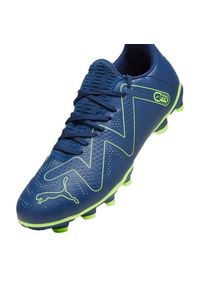 Buty piłkarskie Puma Future Play FG/AG M 107377 03 niebieskie. Kolor: niebieski. Materiał: dzianina, syntetyk, materiał. Szerokość cholewki: normalna. Sport: piłka nożna