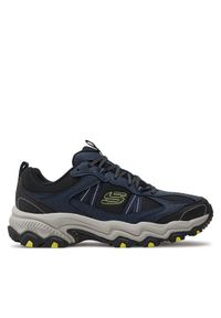 skechers - Skechers Trekkingi Stamina At-Upper Stitch 237527/NVBK Granatowy. Kolor: niebieski. Materiał: mesh, materiał. Sport: turystyka piesza