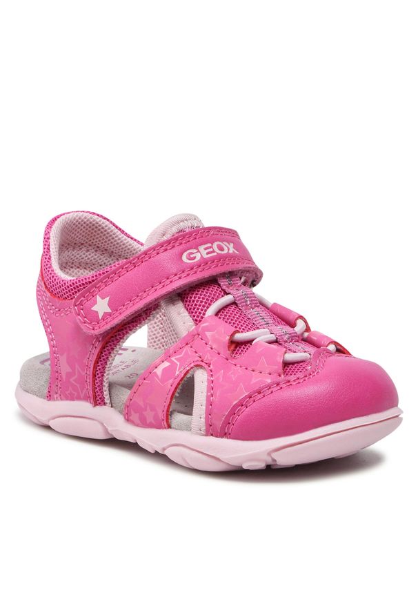 Sandały Geox B S. Agasim G. D B150ZD 014CE C8230 M Fuchsia/Pink. Kolor: różowy. Materiał: skóra