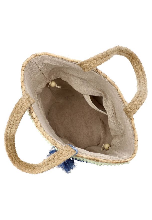 Sca'viola - Gustowana Torebka Damska Sca'Viola W Stylu boho. Kolor: brązowy. Wzór: kolorowy. Sezon: lato. Styl: boho. Rodzaj torebki: na ramię