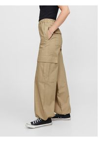 JJXX Spodnie materiałowe Yoko 12224655 Beżowy Cargo Fit. Kolor: beżowy. Materiał: bawełna #5