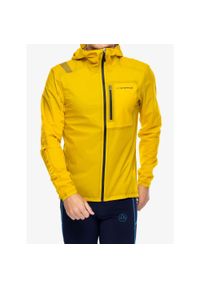 LA SPORTIVA - Kurtka do biegania męska La Sportiva Ethereal Pro Jacket. Kolor: żółty