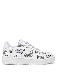 Sneakersy DeeZee. Kolor: biały