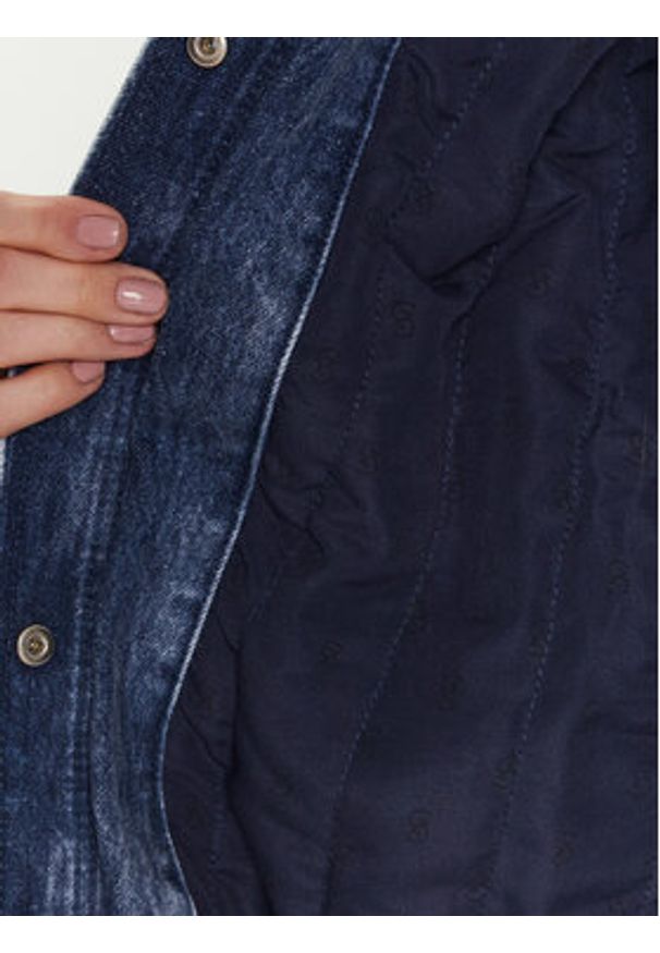 GESTUZ - Gestuz Kurtka jeansowa Kandra 10906839 Niebieski Oversize. Kolor: niebieski. Materiał: bawełna