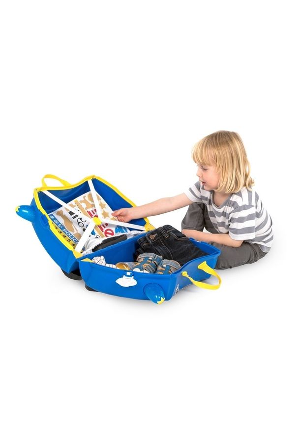 Trunki Radiowóz Percy. Materiał: guma. Styl: młodzieżowy, wakacyjny