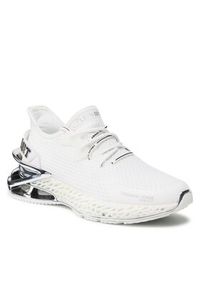 Plein Sport Sneakersy The Scratch FABS USC0335 PTE003N Biały. Kolor: biały. Materiał: materiał #3