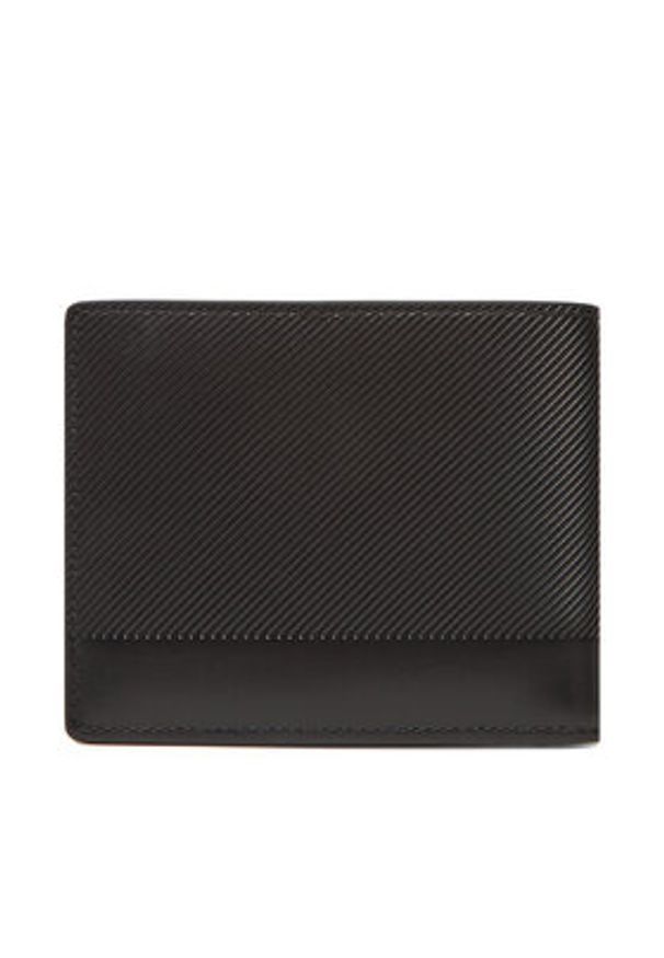 TOMMY HILFIGER - Tommy Hilfiger Duży Portfel Męski Th Foundation Mini Cc Wallet AM0AM13507 Czarny. Kolor: czarny. Materiał: skóra