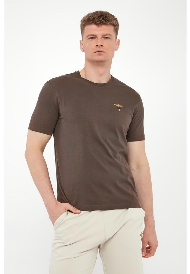 Aeronautica Militare - T-shirt męski z logo AERONAUTICA MILITARE