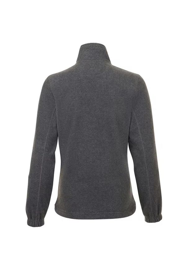 SOL'S - Damska Bluza Polarowa North Fleece Jacket. Kolor: szary. Materiał: polar. Sezon: zima
