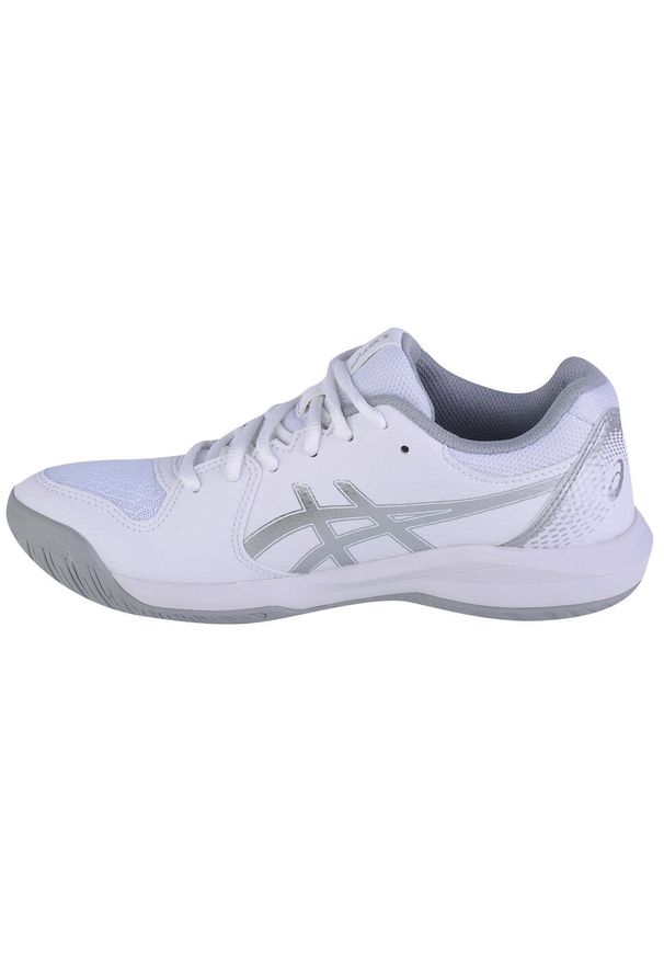 Asics - Buty do tenisa damskie, ASICS Gel-Dedicate 8. Kolor: biały, wielokolorowy, szary. Sport: tenis