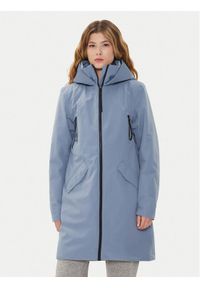 Didriksons Parka Bente Wns Parka 504921 Niebieski Regular Fit. Kolor: niebieski. Materiał: syntetyk