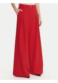 Maryley Spodnie materiałowe 25IB579/43MA Czerwony Regular Fit. Kolor: czerwony. Materiał: syntetyk #1