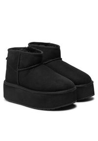 EMU Australia Śniegowce Stinger Micro Flatform W13082 Czarny. Kolor: czarny. Materiał: skóra