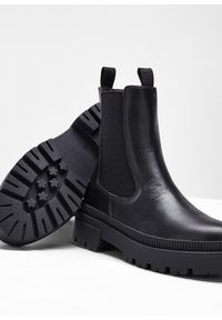bonprix - Sztyblety z profilowaną podeszwą. Kolor: czarny #2