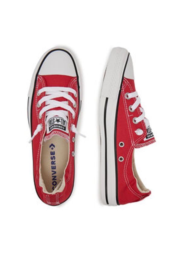 Converse Trampki CHUCK TAYLOR ALL STAR SHORELINE 537083C Czerwony. Kolor: czerwony. Materiał: materiał