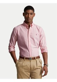 Polo Ralph Lauren Koszula Core Replen 710549084 Różowy Slim Fit. Typ kołnierza: polo. Kolor: różowy. Materiał: bawełna