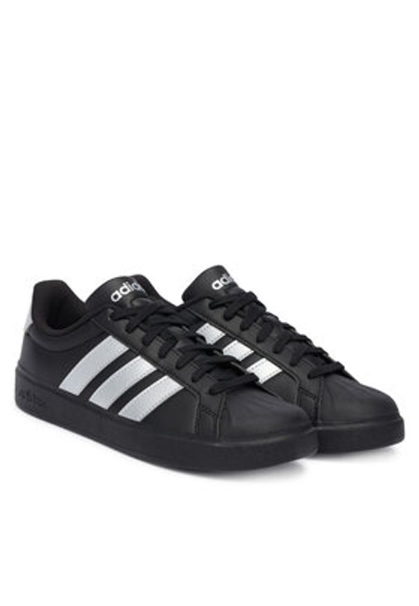 Adidas - adidas Sneakersy Streettalk IH4318 Czarny. Kolor: czarny. Materiał: skóra