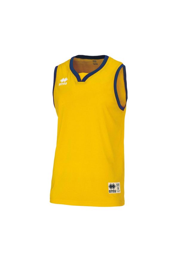 ERREA - Errea California Jr Tank Top Dzieci. Kolor: żółty. Sport: koszykówka