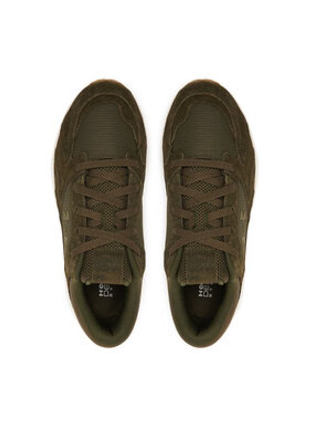 Under Armour Sneakersy UA Edge Suede 3027731 Khaki. Kolor: brązowy. Materiał: materiał