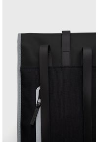 Rains plecak 14080 Backpack Mini Reflective kolor czarny duży gładki 14080.70-BlackRefle. Kolor: czarny. Wzór: gładki #5