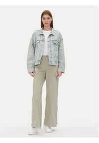 Hugo - HUGO Kurtka jeansowa Lou_B 50534757 Niebieski Oversize. Kolor: niebieski. Materiał: bawełna #2