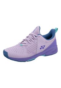 YONEX - Buty tenisowe damskie Yonex Power Cushion Sonicage 3 Woman clay. Kolor: fioletowy, niebieski, wielokolorowy, różowy. Sport: tenis