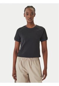 Adidas - adidas T-Shirt Lace Cali KC8150 Czarny Regular Fit. Kolor: czarny. Materiał: bawełna #1