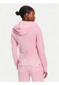 Juicy Couture Bluza Robertson JCAP176 Różowy Slim Fit. Kolor: różowy. Materiał: syntetyk #3