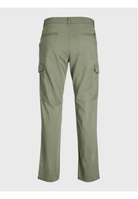 Jack & Jones Spodnie materiałowe Ollie 12224001 Zielony Regular Fit. Kolor: zielony. Materiał: bawełna